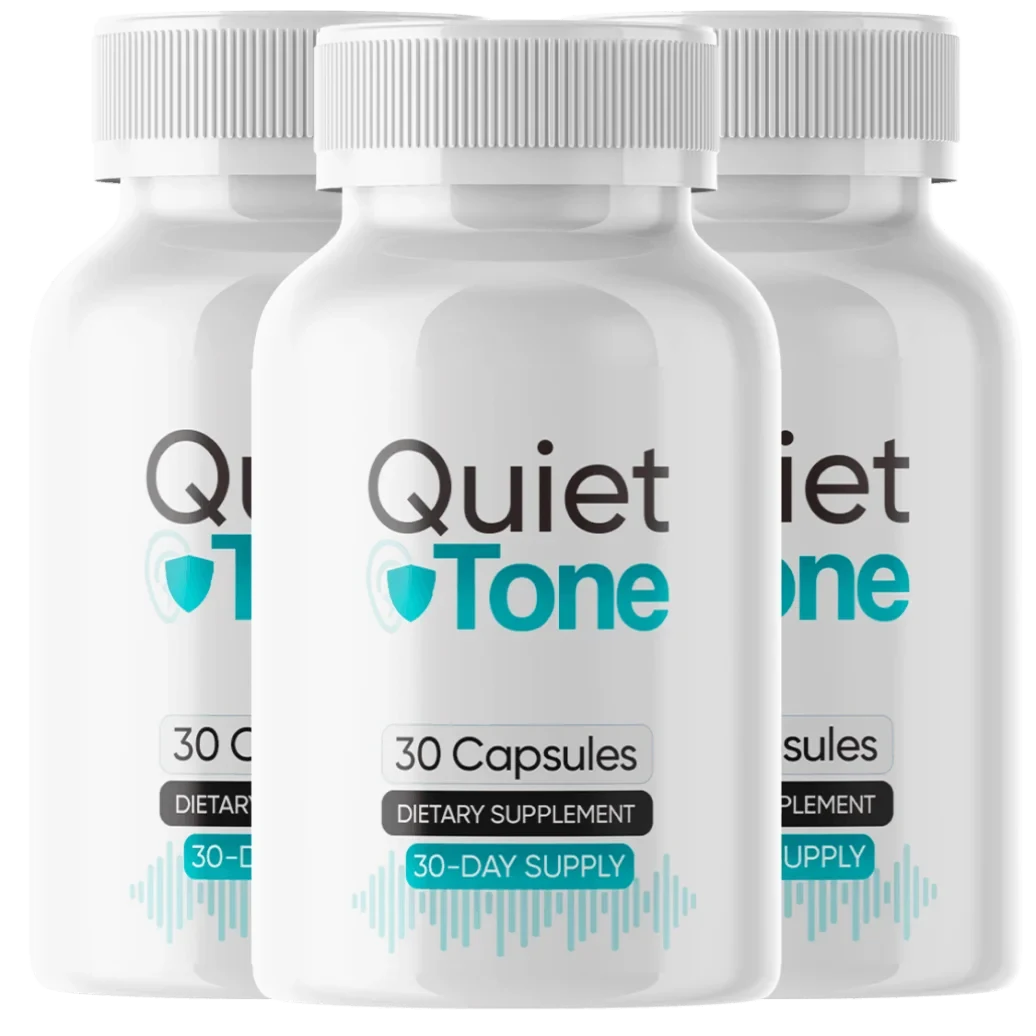 Quiet Tone™ hearing support capsules — 3 bottles
